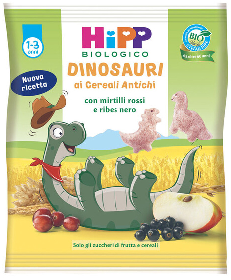 HIPP BIO DINOSAURI CEREALI ANTICHI 30 G - Fontenova srl