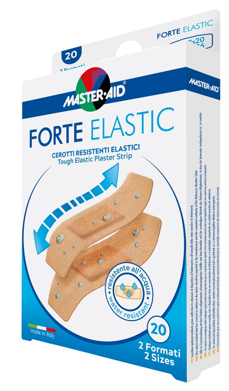 CEROTTO MASTER-AID ELASTIC 20 PEZZI 2 FORMATI - Fontenova srl