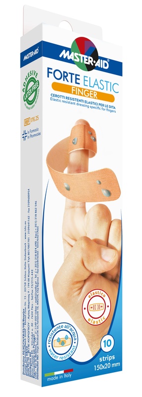 CEROTTO MASTER-AID ELASTIC FINGER 10 PEZZI - Fontenova srl
