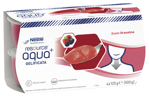 RESOURCE AQUA ACQUA GELIFICATA+GRENADA CUP 6 4X125 G - Fontenova srl