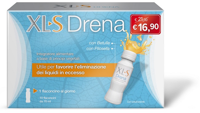 XLS DRENA TAGLIO PREZZO 10 FLACONCINI 70 ML - Fontenova srl