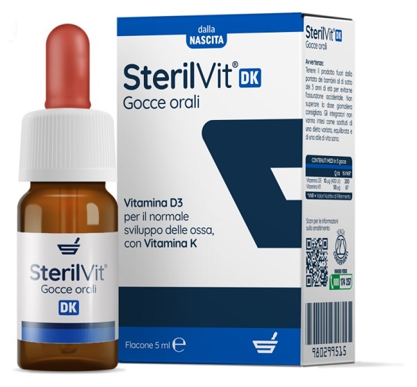 STERILVIT DK GOCCE 5 ML - Fontenova srl
