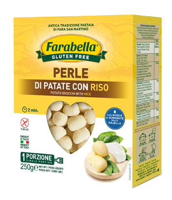 FARABELLA PERLE PATATE CON RISO 250 G - Fontenova srl