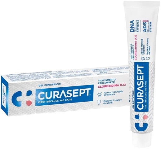 CURASEPT DENTIFRICIO 0,12 75 ML ADS+DNA - Fontenova srl