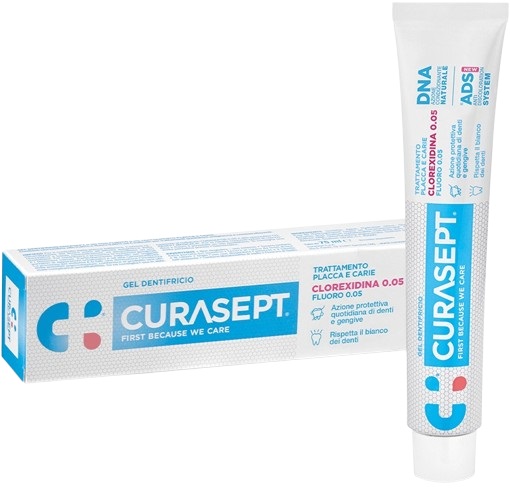 CURASEPT DENTIFRICIO 0,05 75 ML ADS+DNA - Fontenova srl