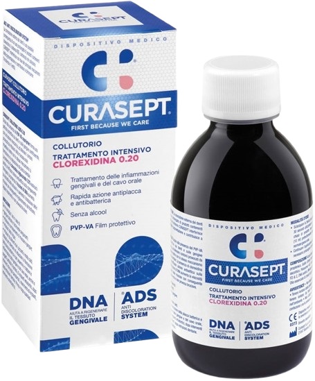 CURASEPT COLLUTORIO 0,20 ADS + DNA 200 ML - Fontenova srl