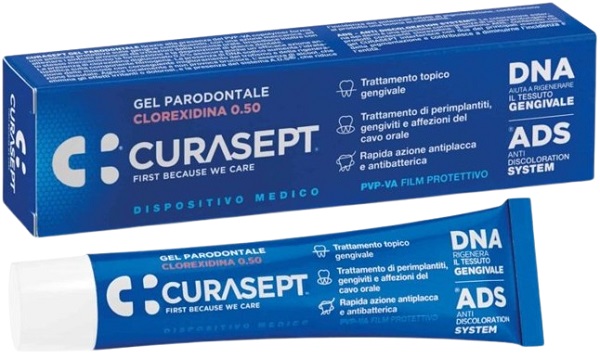 CURASEPT GEL PARODONTALE 0,5% 30 ML ADS + DNA - Fontenova srl