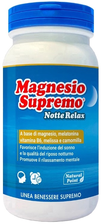 MAGNESIO SUPREMO NOTTE RELAX 150 G - Fontenova srl