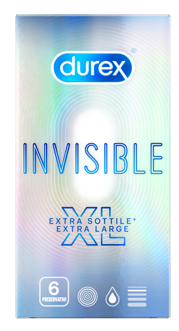 PROFILATTICO DUREX INVISIBLE XL 6 PEZZI - Fontenova srl