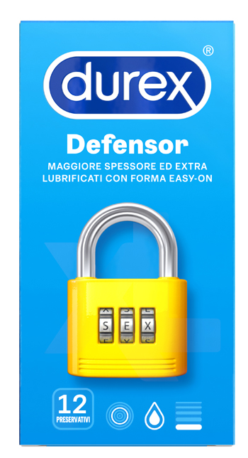 PROFILATTICO DUREX DEFENSOR 12 PEZZI - Fontenova srl
