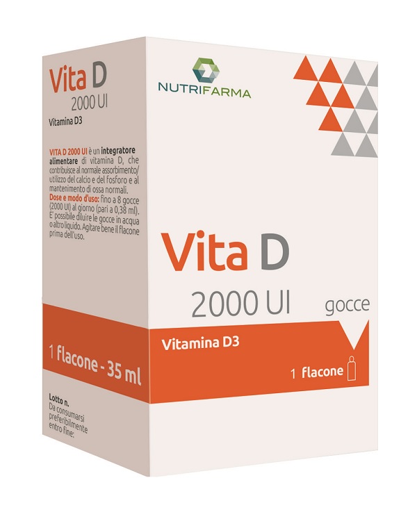 VITA D 2000UI GOCCE 35 ML - Fontenova srl