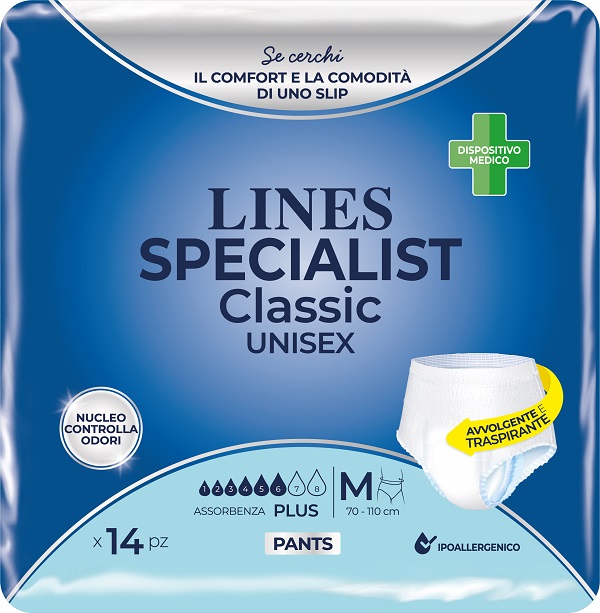 LINES SPECIALIST CLASSIC PANTS PLUS M 14 PEZZI - Fontenova srl