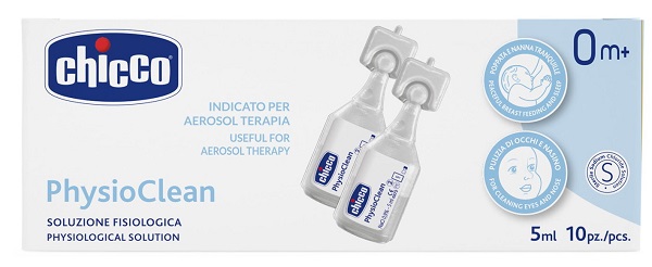 CHICCO SOLUZIONE PHYSIOCLEAN 5 ML 10 PEZZI - Fontenova srl