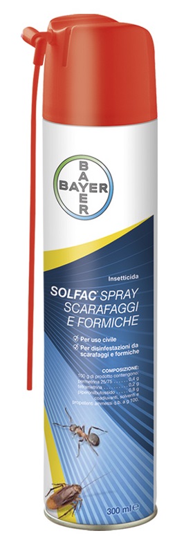 SOLFAC SPRAY SCARAFAGGI FORMICHE 300 ML - Fontenova srl