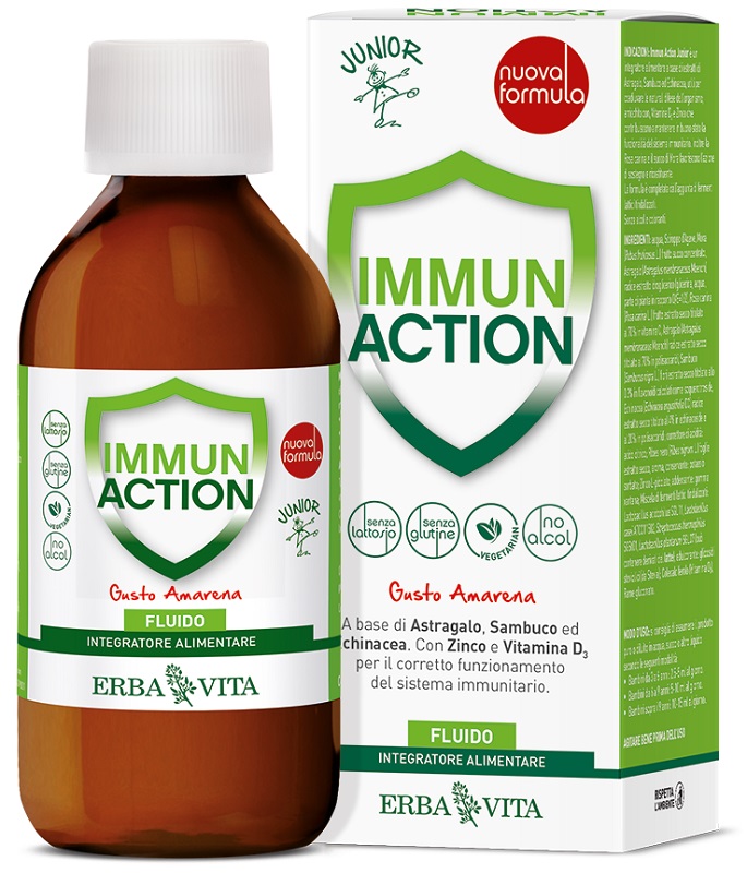 IMMUN ACTION FLUIDO JUNIOR 200 ML - Fontenova srl