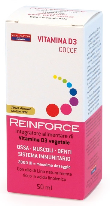 REINFORCE VITAMINA D3 GOCCE 50 ML - Fontenova srl