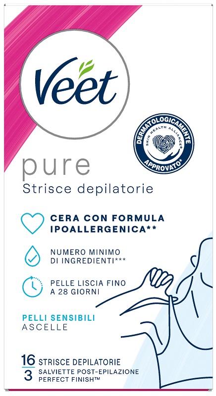 VEET STRISCE ASCELLE IPOALLERGENICHE 16 PEZZI - Fontenova srl