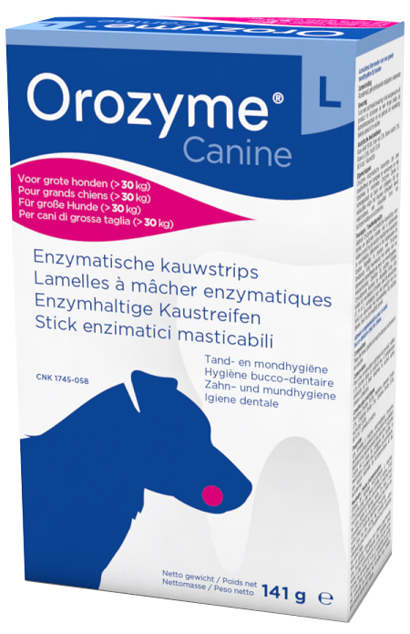 OROZYME CANINE STRISCE ENZIMATICHE MASTICABILI PER CANI DI TAGLIA GRANDE - Fontenova srl