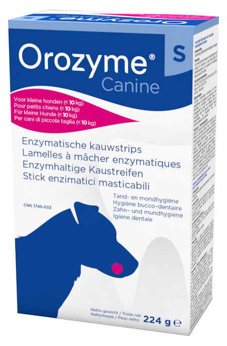 OROZYME CANINE STRISCE ENZIMATICHE MASTICABILI PER CANI DI TAGLIA PICCOLA - Fontenova srl