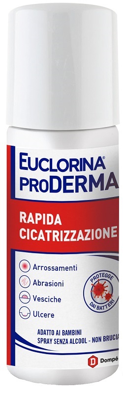 EUCLORINA PRODERMA RAPIDA CICATRIZZAZIONE SPRAY 125 ML - Fontenova srl