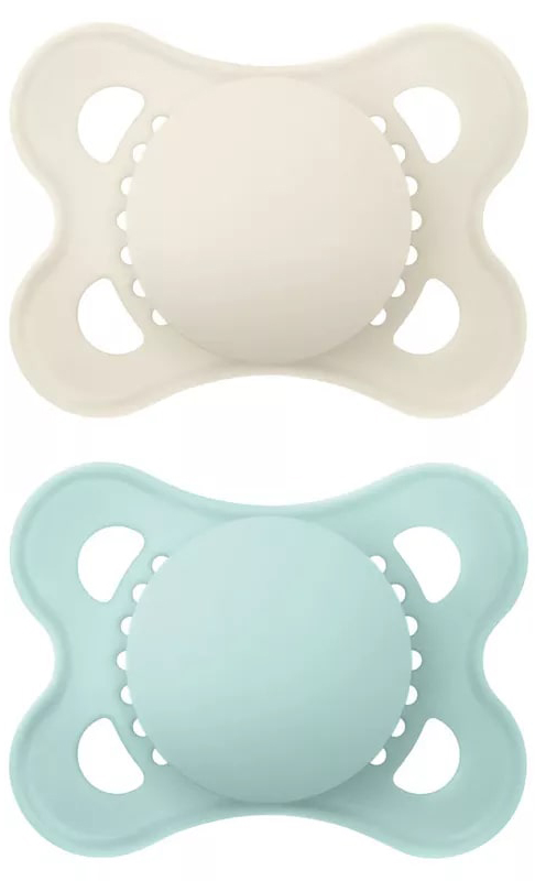 MAM SUCCHIETTO ORIGINAL 2-6 MESI SILICONE NEUTRO 2 PEZZI - Fontenova srl