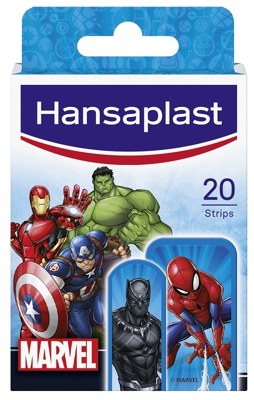 CEROTTO HANSAPLAST MARVEL 20 PEZZI - Fontenova srl