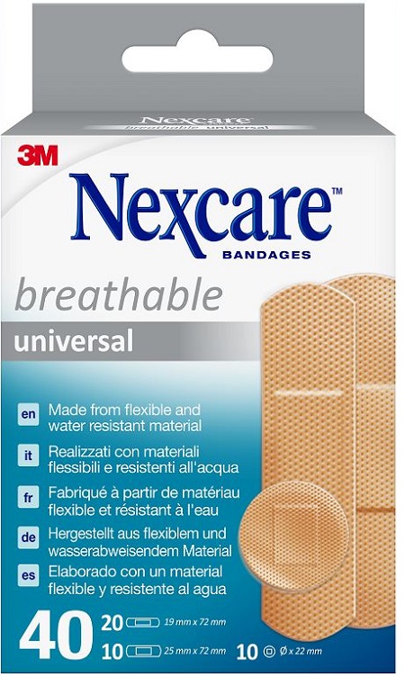 CEROTTO PREPARATO NEXCARE UNIVERSAL ASSORTITI 20 CEROTTO 19X72MM + 10 CEROTTO 25X72MM + 10 CEROTTO TONDI 22,5MM - Fontenova srl