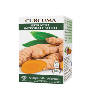 CURCUMA ESTRATTO INTEGRALE SECCO 180 PASTIGLIE - Fontenova srl