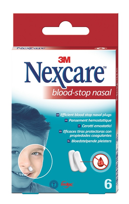 TAMPONE NASALE NEXCARE BLOOD STOP N1700NP 6 PEZZI - Fontenova srl