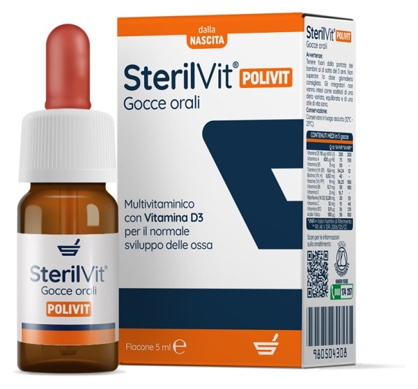 STERILVIT POLIVIT GOCCE 5 ML - Fontenova srl