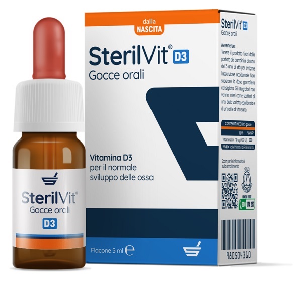 STERILVIT D3 GOCCE 5 ML - Fontenova srl
