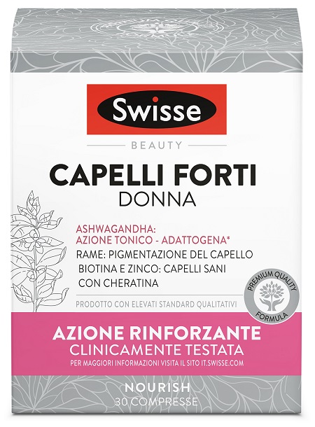 SWISSE CAPELLI FORTI DONNA 30 COMPRESSE - Fontenova srl