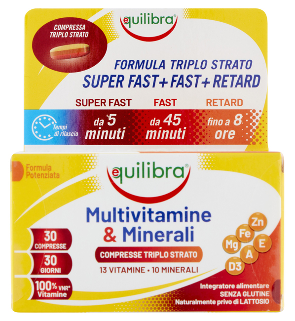 MULTIVITAMINE&MINERALI 30 COMPRESSE - Fontenova srl