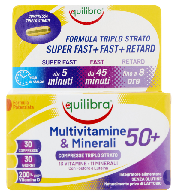 MULTIVITAMINE&MINERALI 50+ 30 COMPRESSE - Fontenova srl