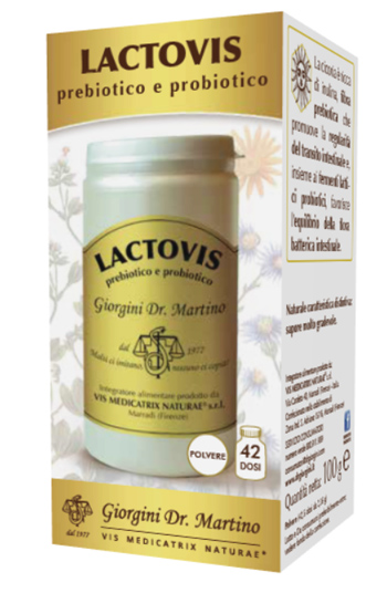 LACTOVIS PREBIOTICO PROBIOTICO 100 G - Fontenova srl