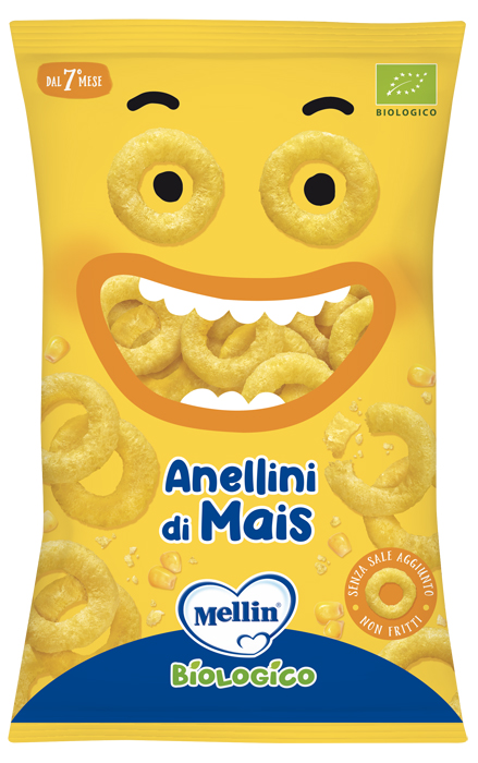 MELLIN SNACK BIO ANELLINI MAIS 15 G - Fontenova srl