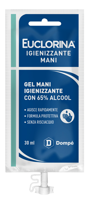 EUCLORINA GEL MANI IGIENIZZANTE 30 ML - Fontenova srl