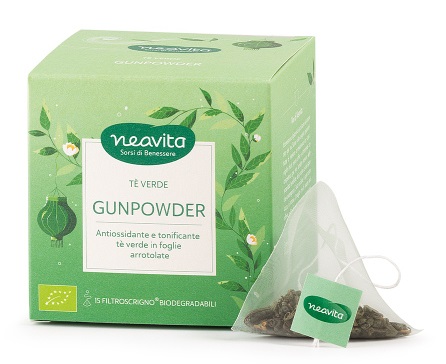NEAVITA FILTROSCRIGNO TE' GUNPOWDER BIO 15 FILTRI DA 2 G - Fontenova srl