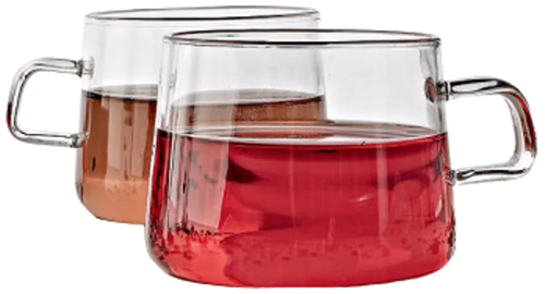 NEAVITA SET 2 TAZZE IN VETRO DA 300 ML - Fontenova srl