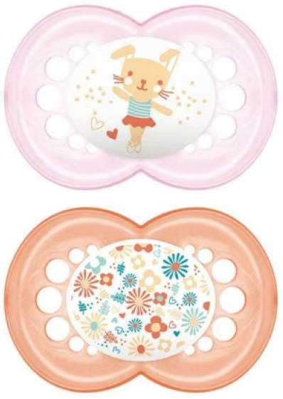 MAM SUCCHIETTO ORIGINAL 16+ SILICONE FEMMINA 2 PEZZI - Fontenova srl