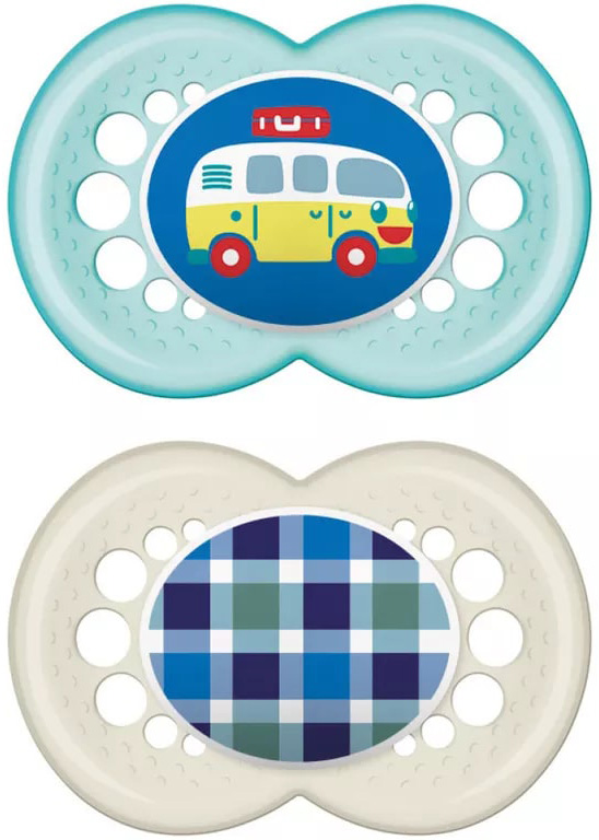 MAM SUCCHIETTO ORIGINAL 16+ SILICONE MASCHIO 2 PEZZI - Fontenova srl