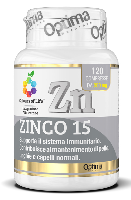 COLOURS OF LIFE ZINCO 15 120 COMPRESSE - Fontenova srl