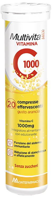 MULTIVITAMIX VIT C 1000 20 COMPRESSE EFFERVESCENTI - Fontenova srl