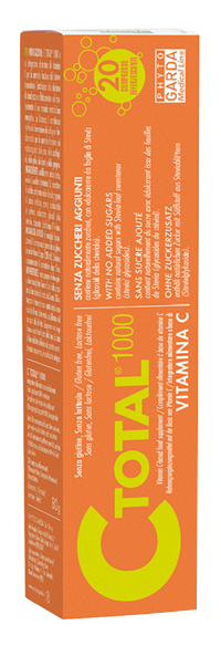C TOTAL 1000 VITAMINA C 20 COMPRESSE EFFERVESCENTI - Fontenova srl