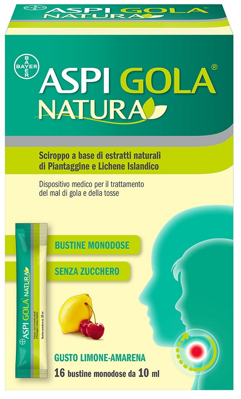 ASPI GOLA NATURA 16 BUSTINE MONODOSE DA 10 ML - Fontenova srl