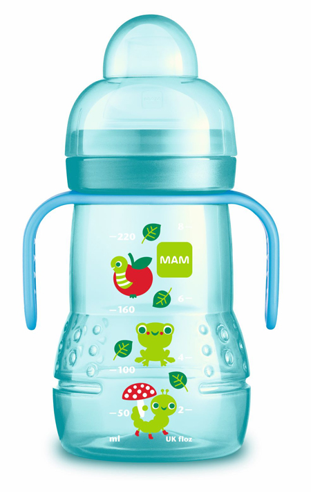 MAM TRAINER 220 ML 4+ BECCUCCIO SOFT SILICONE FEMMINA - Fontenova srl