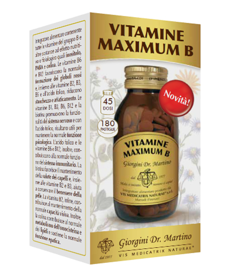 VITAMINE MAXIMUM B 180 PASTIGLIE - Fontenova srl