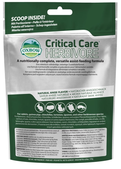 CRITICAL CARE HERBIVORE 141 G - Fontenova srl