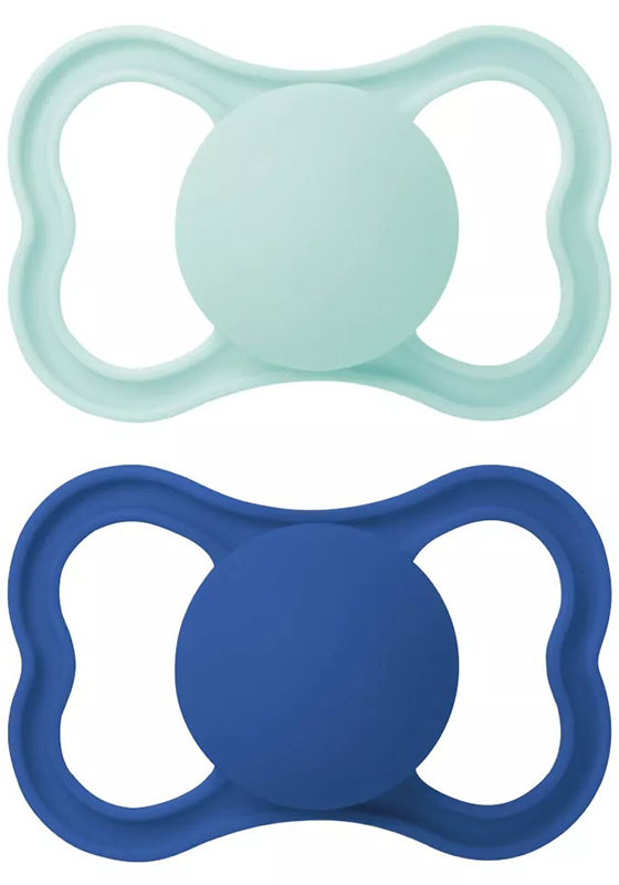 MAM AIR SUCCHIETTO 16+ MESI SILICONE MASCHIO 2 PEZZI - Fontenova srl