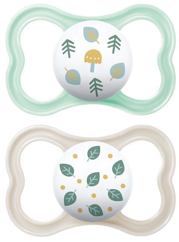 MAM AIR SUCCHIETTO 6+ MESI SILICONE MASCHIO 2 PEZZI - Fontenova srl